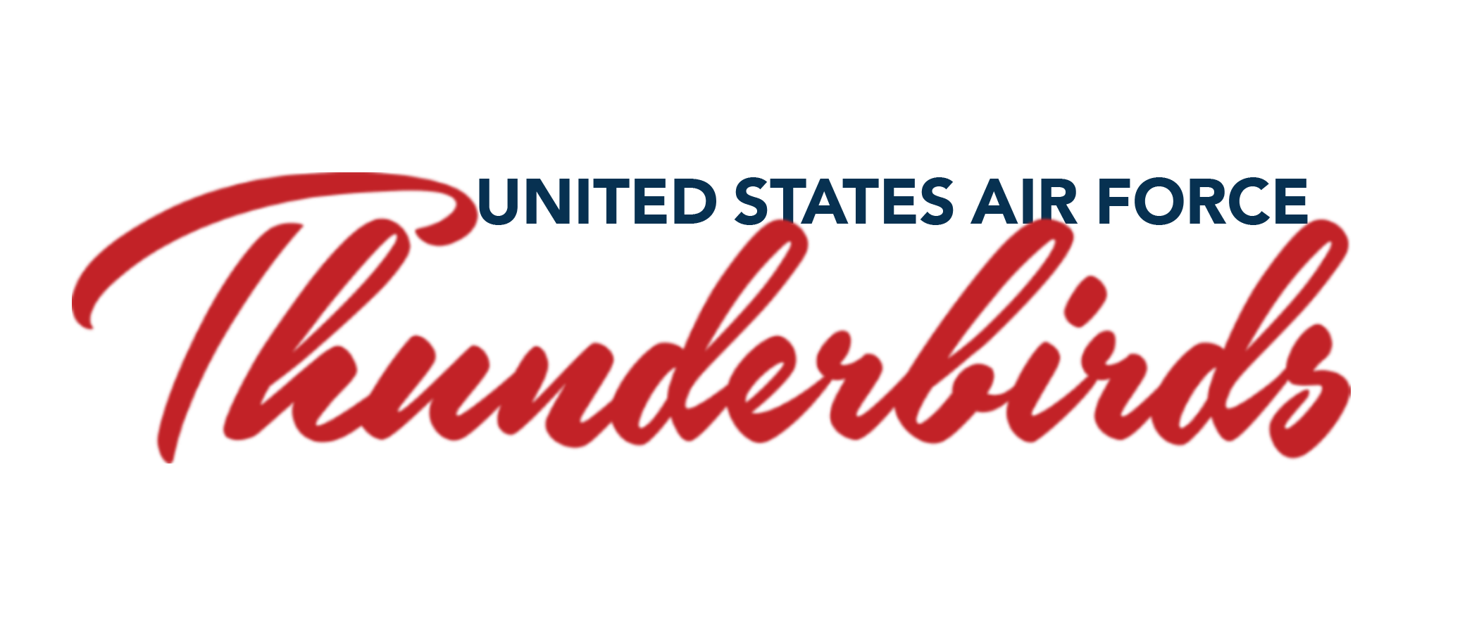 Thunderbirds Script Logo
